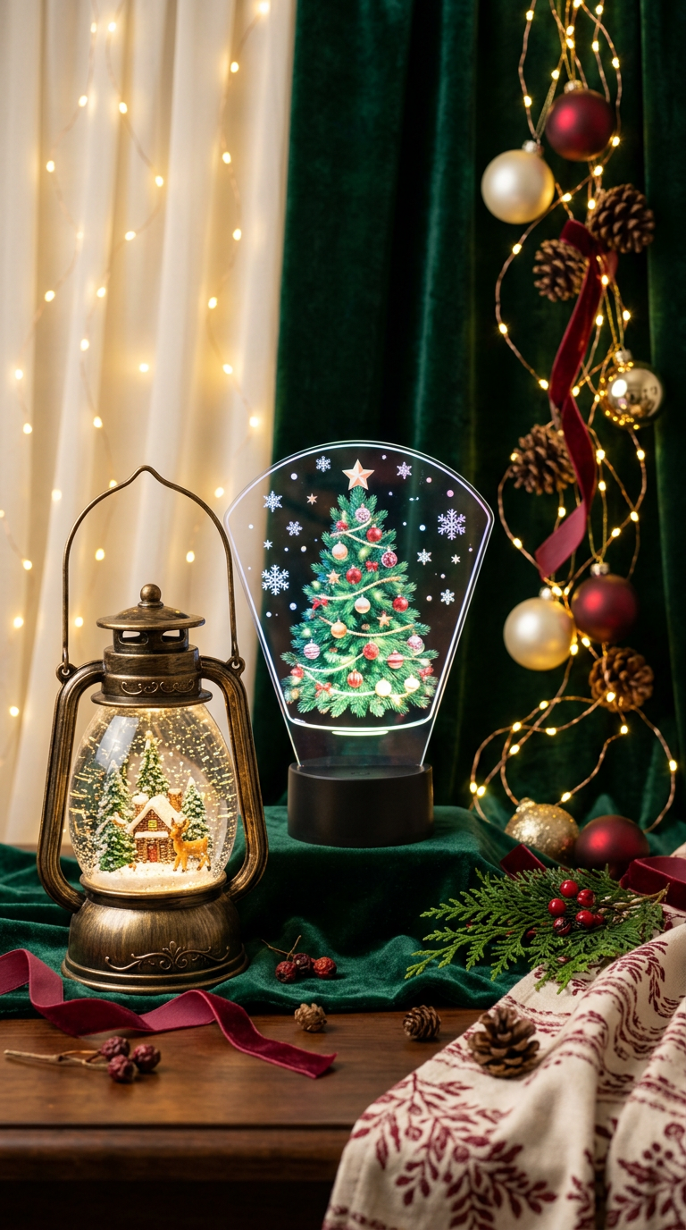 3D Hologram Holiday Fan